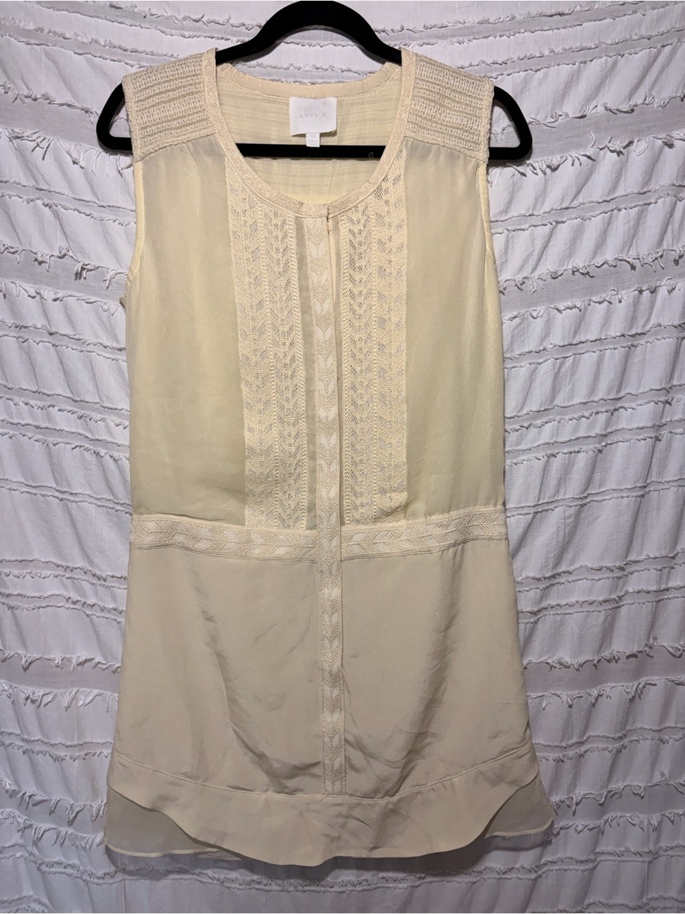 ARYN K silk mini dress with a vintage look, soft girl, whimsy aesthetic